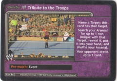 <WWE logo> Tribute to the Troops